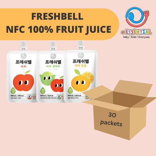 Buy CARTON DEAL Freshbell Korea 100% NFC Fruit Juice No Sugar Added